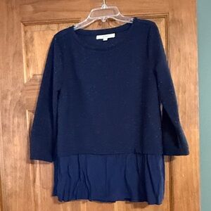 LOFT Dark Blue Top
